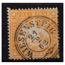 Wurttemburg 1859-62 3k Orange-yellow, fine cds used. SG40