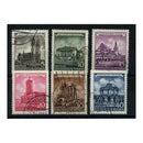 GDR 1955 Historic buildings, cds used. SGE234-39