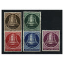 Berlin 1951 Freedom Bell (Clapper at left), fine mtd mint. SGB75-79