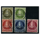 Berlin 1951-52 Freedom Bell (Clapper to right), fine used. SGB82-86