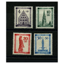 Germany (FR Baden) 1949 Freiburg rebuilding fund, fresh mtd mint. SGFB38-41