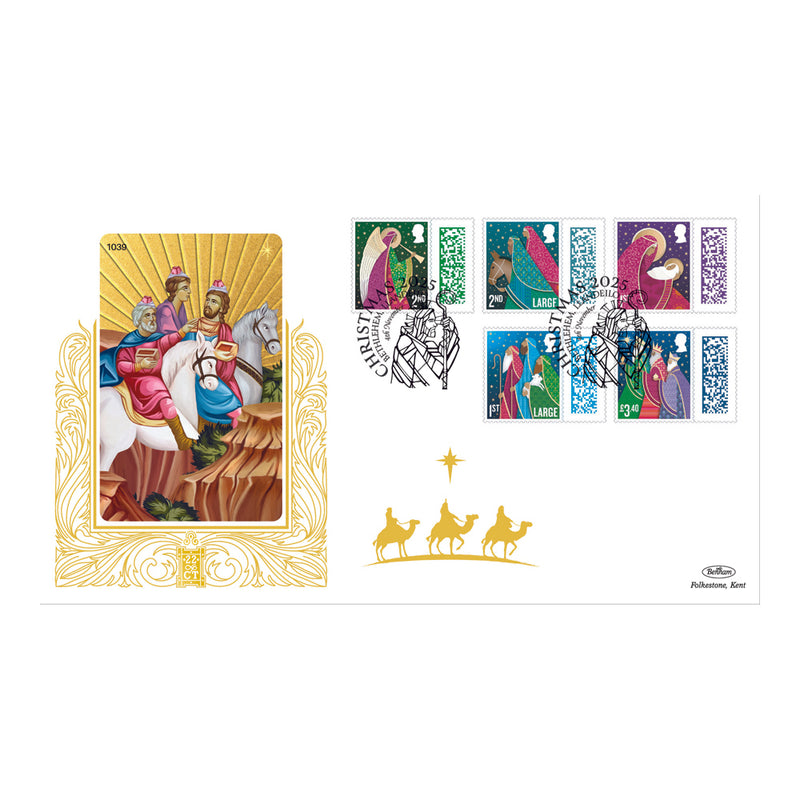 2025 Christmas Stamps GOLD 500