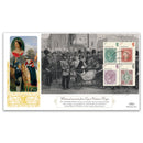 2025 Queen Victoria PSB GOLD 500 Cover 2 - (P2) 1st x 4 1 Shilling Pane