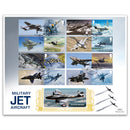 2026 Military Jets Collector Sheet GOLD 500