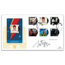 2017 David Bowie Stamps GOLD 500 Signed Dame Twiggy Lawson_GOLD702S