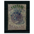 India 1866 6a Purple good to fine used with imperfections, good from front. SG66