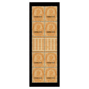 Chamba 1932-37 2a6p Orange, block of 8 divided by horizontal gutter row, u/m. SG69