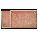 Jam + Kash 1879 4a, 8a Red, in complete sheets, containing all known vars, mint as issued. SG129-30_INDIFJAM0129M8