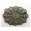 Silver Marcasite Brooch_JLY0121