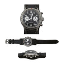 Hanhart Flyback Reverse Panda Chronograph Mens Watch