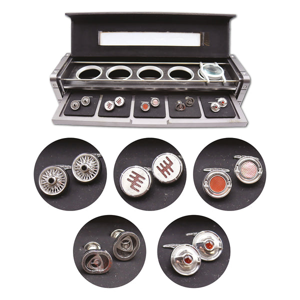 Timothy Oulton Set of Five Cufflinks in Presentation Box