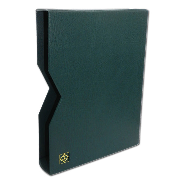 Lighthouse Slipcase for Stockbook DIN A4, 64 Black pages, padded , Green 328642_L328642