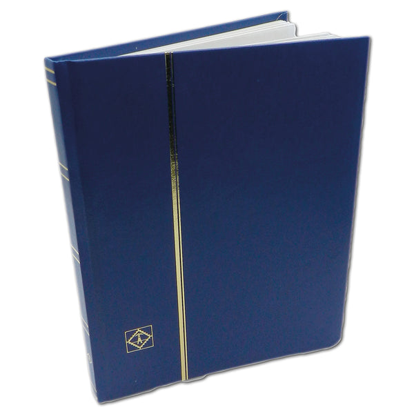 Lighthouse A5 Basic Blue 16 white page stockbook_L339113