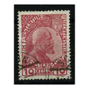 Liechtenstein 1912-16 10h Rose, fine used with 'Schaan' cds. SG2