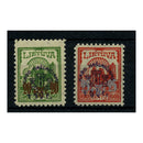 Lithuania 1926 50c+39c+20c & 60c+60c+25c War invalids' fund, lightly mtd mint. SG259-60