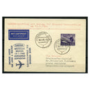 Luxembourg 1960 4f Air, used on Sabena first flight cover Bruxelles-Leopoldville. SG482