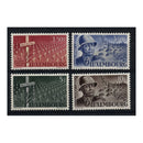 Luxembourg 1947 Gen Patton, fresh mtd mint. SG498-501