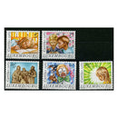 Luxembourg 1985 Christmas - Welfare Fund, u/m. SG1168-72
