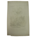 Job's Suffering' engraved print by Johan Georg Hertel of Augsburg, ca. 1700-50