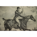 A fine engraved print by Delpech after Carl Vernet from ca 1820