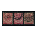 Johore 1884-91 2c Type 10, both shades & 'thin, narrow J' varieties, good to fine used. SG10+c+ca_MALAJ0010U3