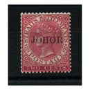 Johore 1890-91 2c Bright rose, fine mtd mint. SG15