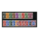 Selangor 1949-55 Definitive short set to $1, fresh mtd mint. SG90-108