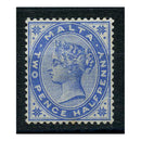 Malta 1885-90 2½d Bright blue, mtd mint, tone spot. SG25