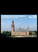 Mauritius  ICI Advisory Opinion 2 valve miniature sheet  23/8/19