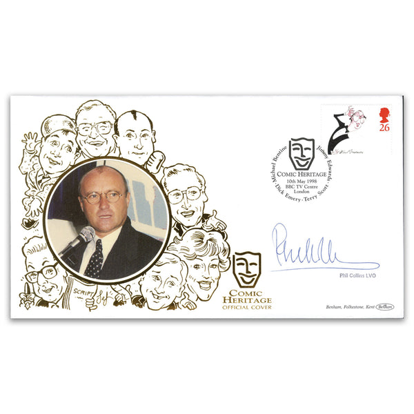 1998 Comic Heritage - Signed Phil Collins_MBB060ES