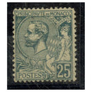 Monaco 1891-94 25c Blue green, fine mtd mint. SG16_MONA0016MM