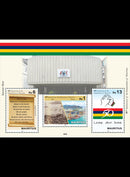 Mauritius 50th Anniversary of  Independence of Mauritius 3 value miniature sheet 12/3/18