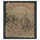 Nevis 1862 4d Rose / greyish, fine duplex used, perfs typical. SG2