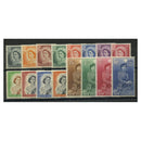 NZ 1953-59 Set to 10/- (16v) fine mtd mint. SG723-736