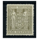 NZ 1950-58 7/6d Olive-grey, wmk mult, u/m. SGF198