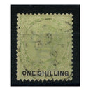 Nigeria (Lagos) 1887-1902 1/- Yellow-green & black, good to fine cds used. SG38