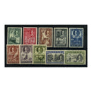 Nigeria 1936 Pictorial definitive short set to 5/-, fresh mtd mint. SG34-43