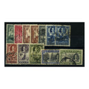 Nigeria 1936 Pictorial definitive short set to 5/-, inc both perfs 1-1/2d, 3d, cds used. SG34-43_NIGER0034USA