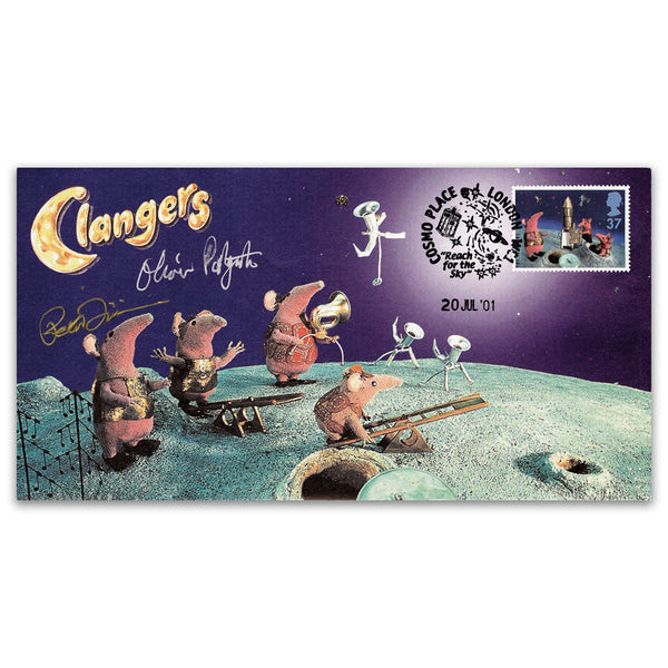2001 The Clangers - Signed by Peter Firmin and Oliver Postgate