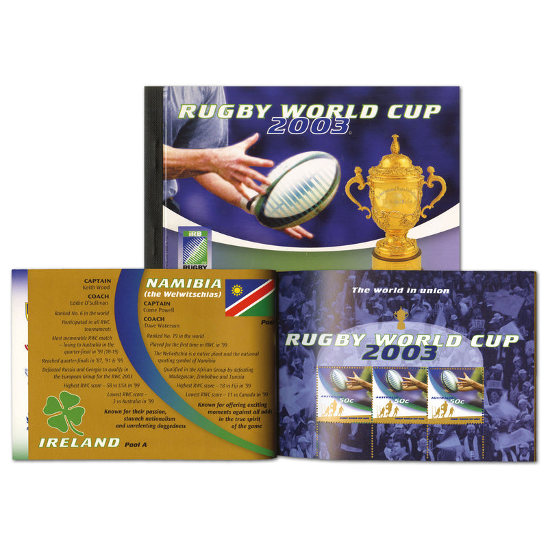 Boolet Rugby 2003 Rugby World Cup Booklet