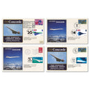 1976 Concorde First Commercial Flight Flown Covers Dbld 2026 50th Anniversary