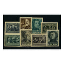 Poland 1947 Polish culture, IMPERF, u/m. SG579B-86B