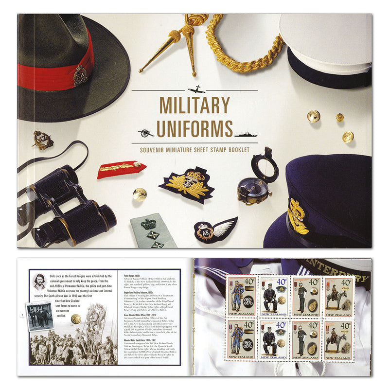 2003 New Zealand - Military Uniforms Stamp Booklet_PSM0116