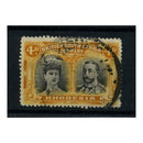 Rhodesia 1910-13 Perf 14 4d Black & orange, fine cds used. SG140