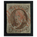 USA Benjamin Franklin 5 Cents, Used_RRUSA0001