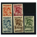 Saar 1931 60c-3f Paintings part set, lightly mtd mint. SG144-48