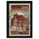 Saar 1952-55 500f Church, fine cds used. SG334
