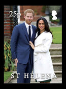 St Helena Royal Wedding 4 value set  19/5/18