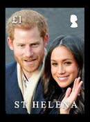 St Helena Royal Wedding 4 value set  19/5/18