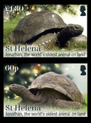 St Helena Jonathan, World's Oldest Land Animal 4 value set  15/9/19